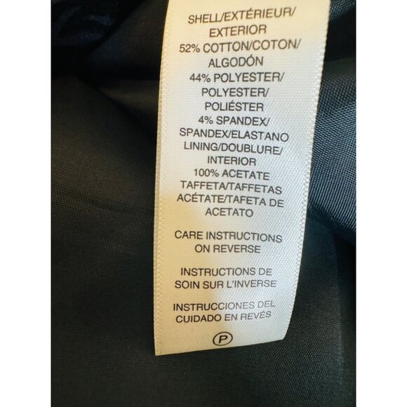 2/$30 Michael Kors 10 Black Zebra Print Sleeveless Dress Polyester Cotton Blend - Picture 12 of 16